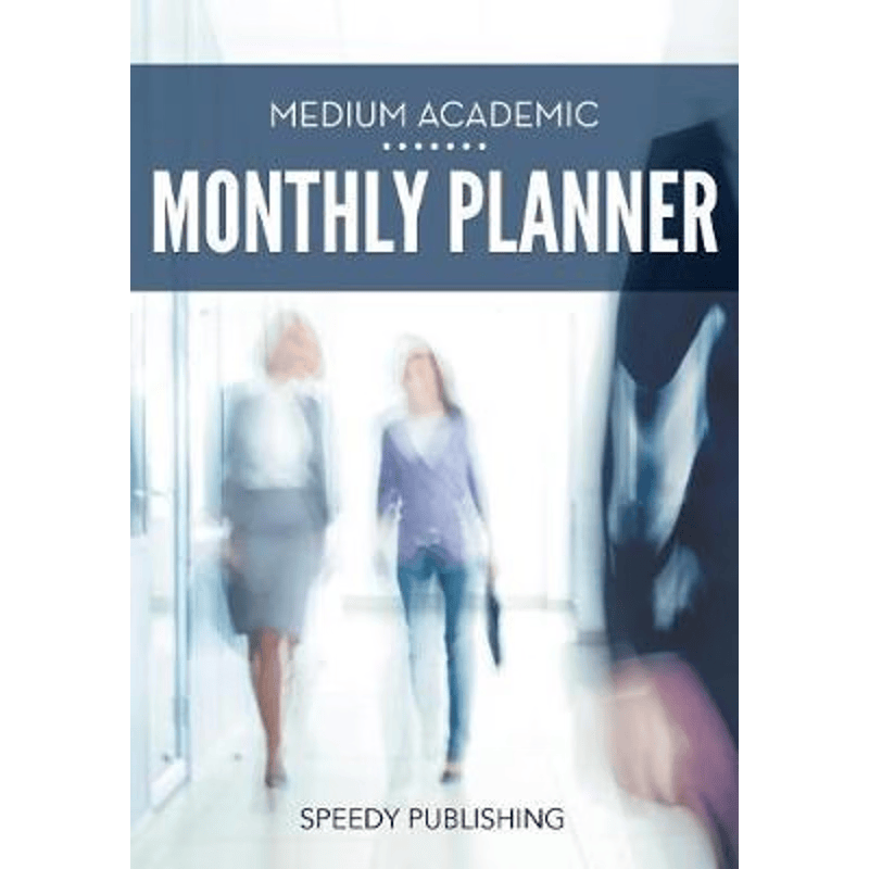 按需印刷不退不换Medium Academic Monthly Planner[9781681451923]
