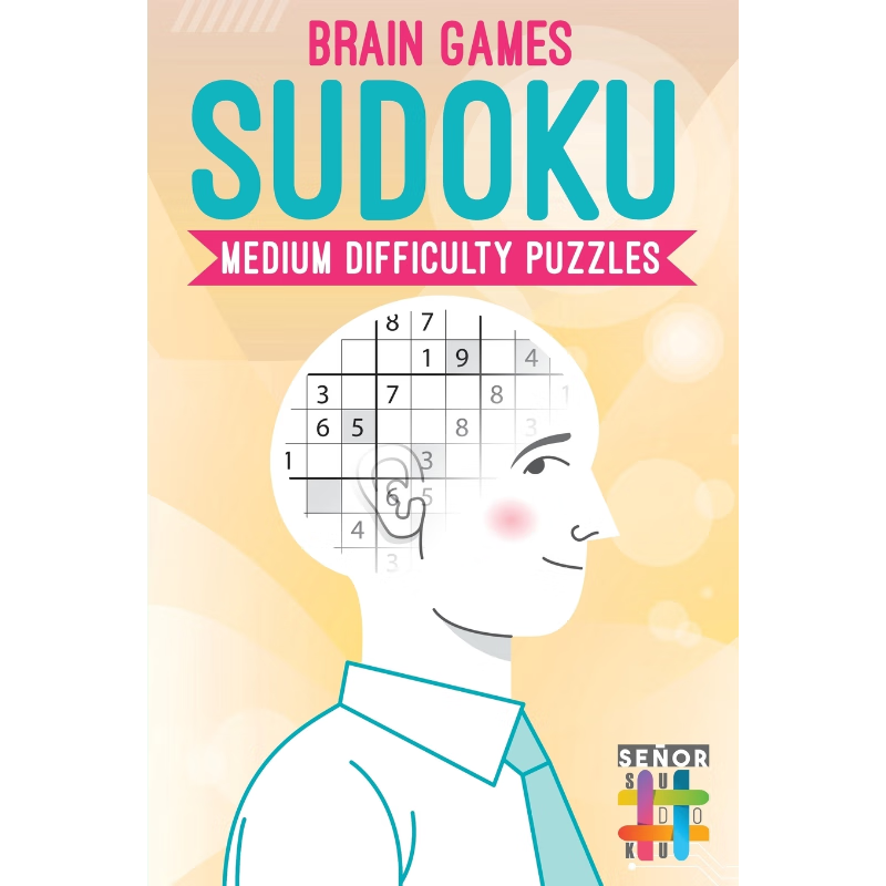 按需印刷Brain Games Sudoku Medium Difficulty Puzzles[9781645214021]