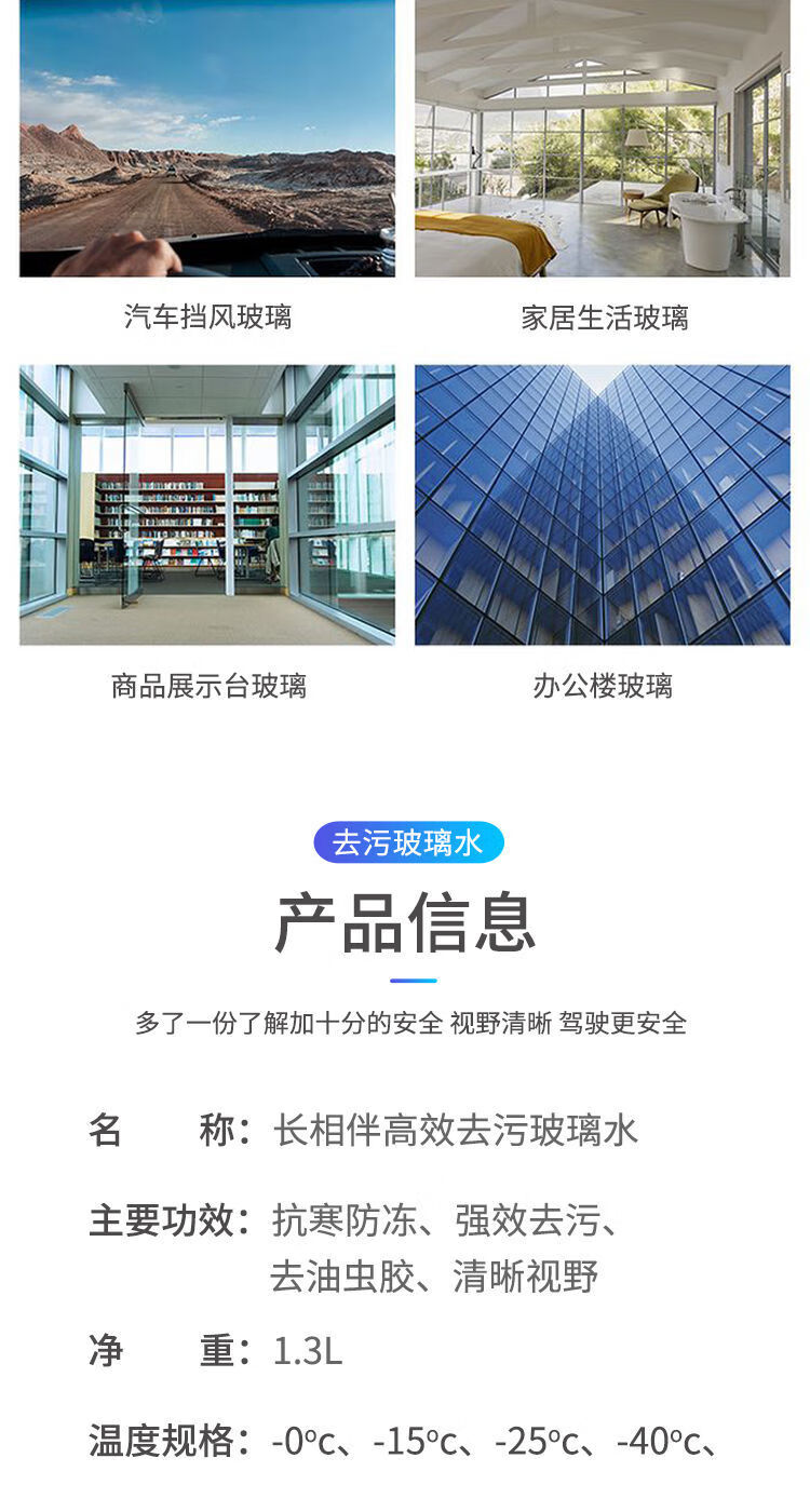 7，玻璃水家用擦玻璃四季通用去汙車用玻璃水 0度鍍膜（12桶裝實惠）