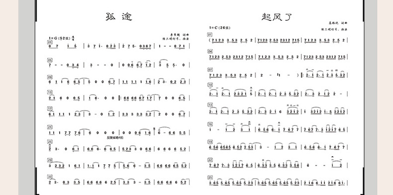 二胡曲谱 古风歌曲动漫二次元歌曲 二胡教程 陆二胡作品集 二胡爱