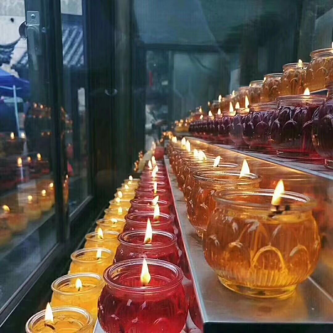 雅迎七天酥油灯供佛蜡烛求财学平安狐仙供灯法会点灯缘益坊厂家直销