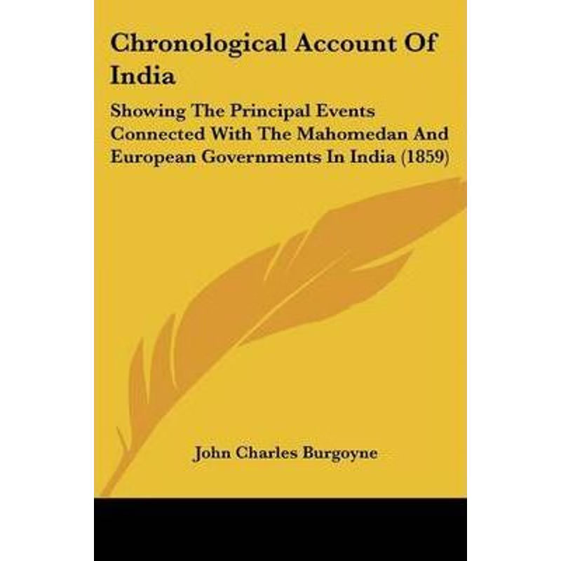 按需印刷不退不换Chronological Account Of India[9781120176721]