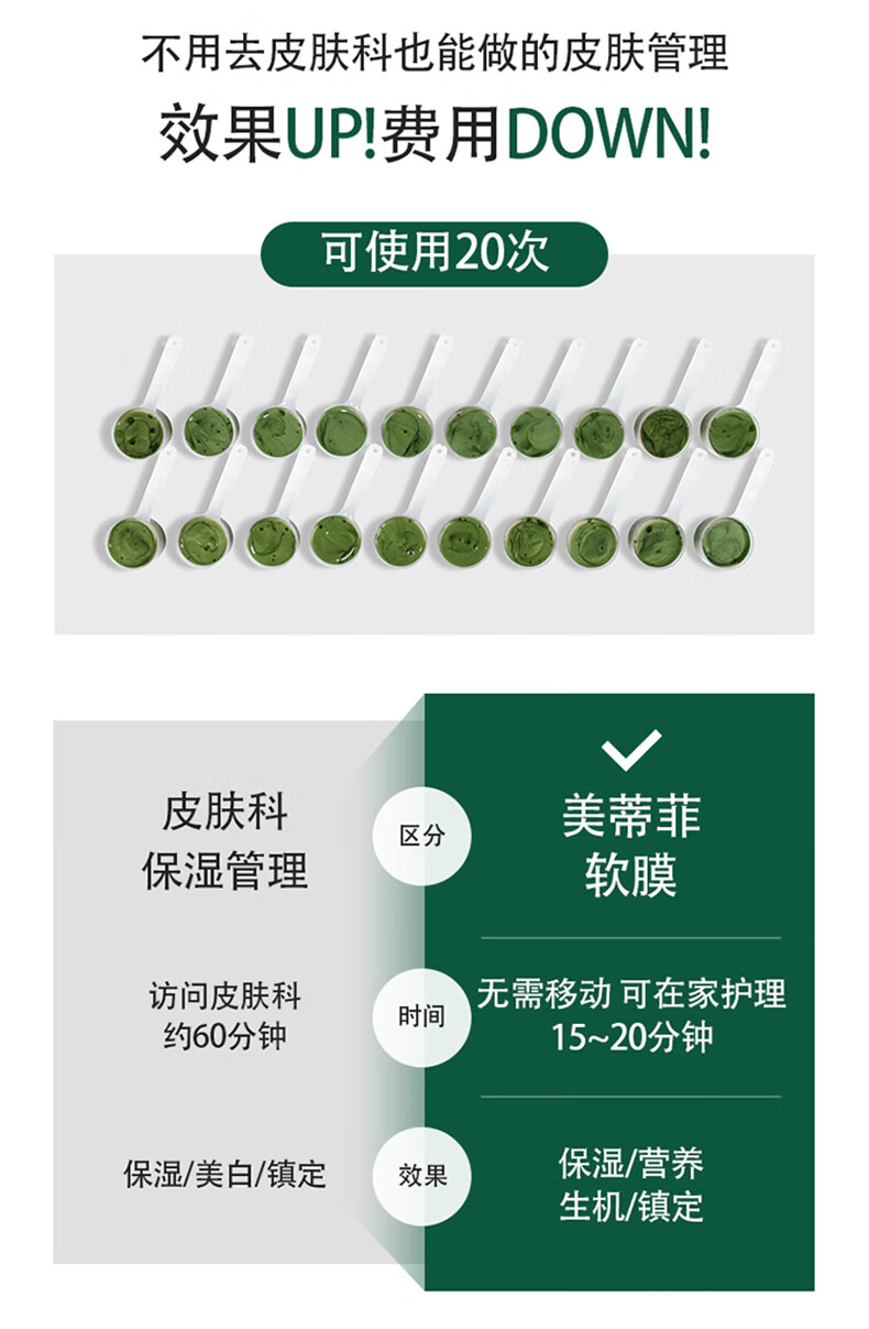 美蒂菲（MEDI-PEEL）韩国美蒂菲玫瑰软膜面膜补水保湿积雪草涂抹式锁水提亮贴片式面膜 玫瑰软膜【人气推荐】