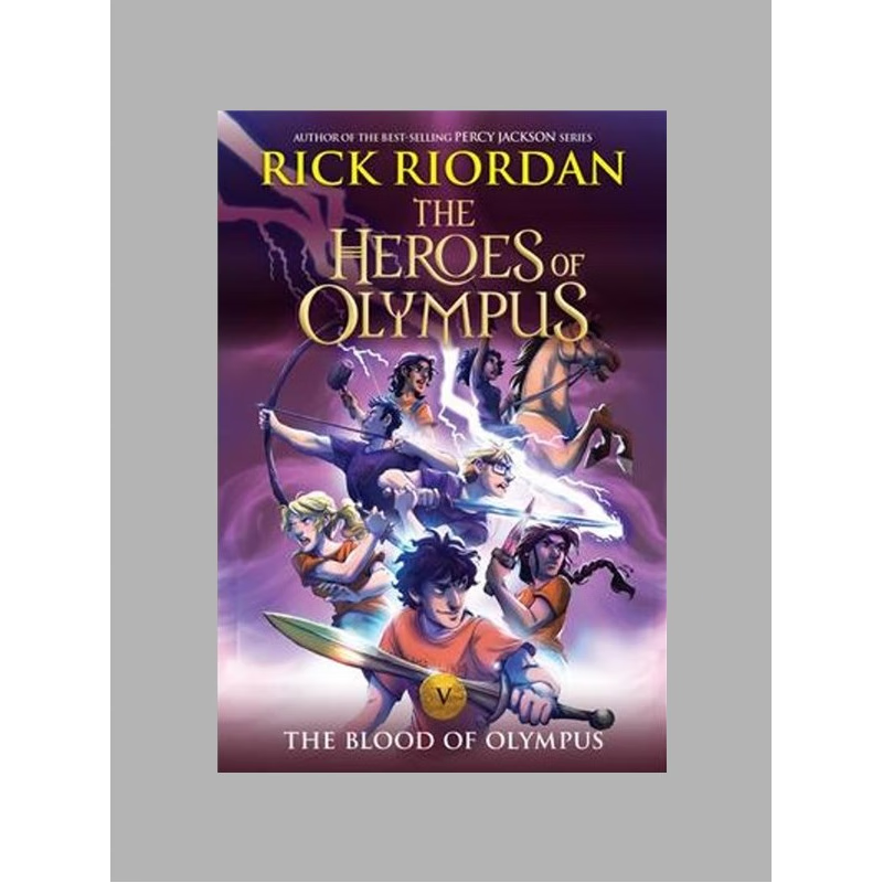 英文原版 波西杰克逊奥林匹斯英雄系列 The Blood of Olympus (The Heroes of Olympus, 5)雷克莱尔顿 青少年奇幻小说上海外文书店