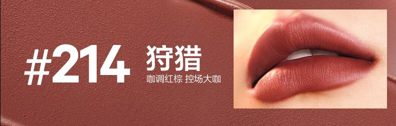 完美日记（PERFECT DIARY） 完美日记锁色薄纱名片唇釉唇纱轻薄柔雾哑光口红显白丝绒生日礼物 204 反叛黑巧