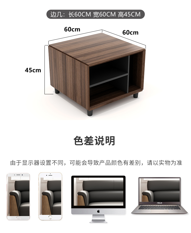 奋青 办公室沙发简约现代 老板商务会议接待办公沙发茶几组合 酒店前台大堂会客区洽谈茶室休闲沙发 三人位【纳帕纹耐磨西皮】