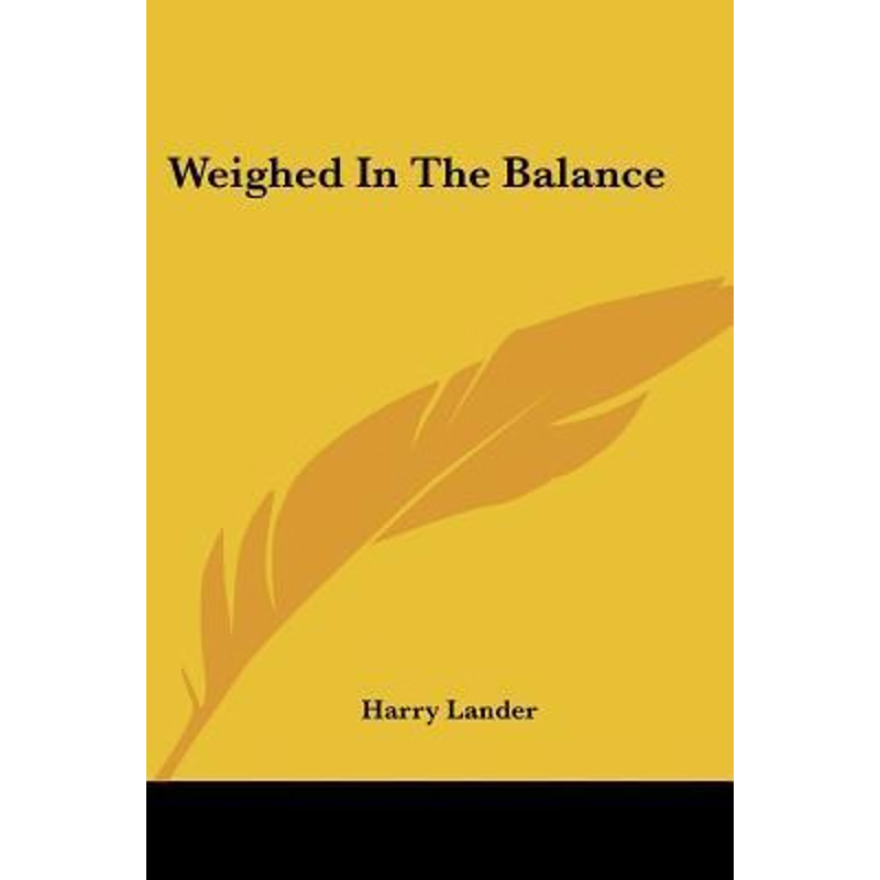 按需印刷Weighed In The Balance[9780548283059]