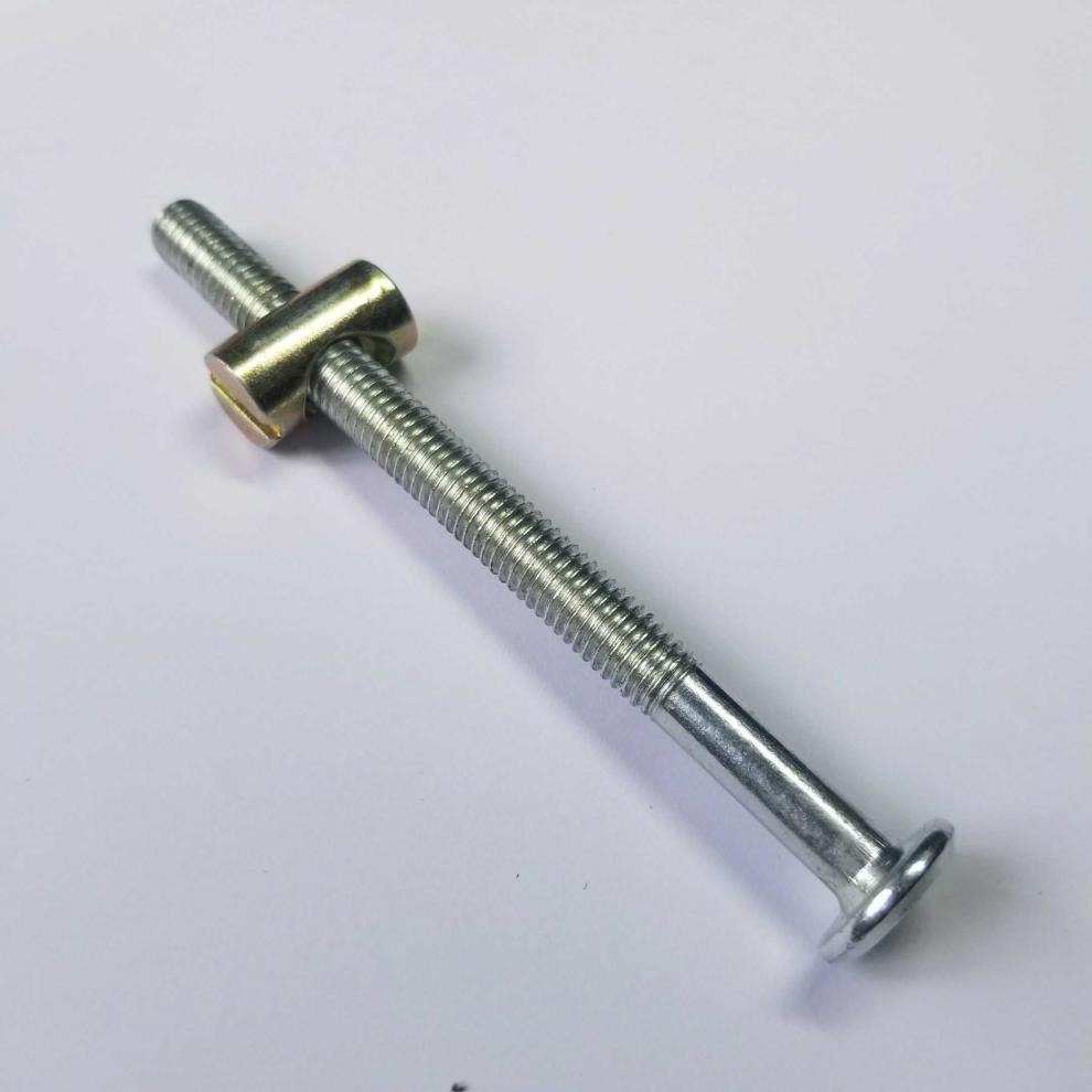 锤头螺母m5 二合一 家具预埋锤头螺母 一字 t型 家具床锤头螺帽 米字6