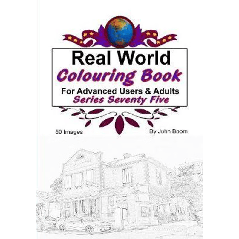 按需印刷不退不换Real World Colouring Books Series 75[9780359935949]