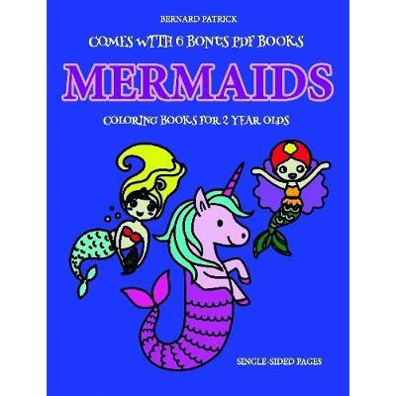 按需印刷Coloring Books for 2 Year Olds (Mermaids)[9780244560805]