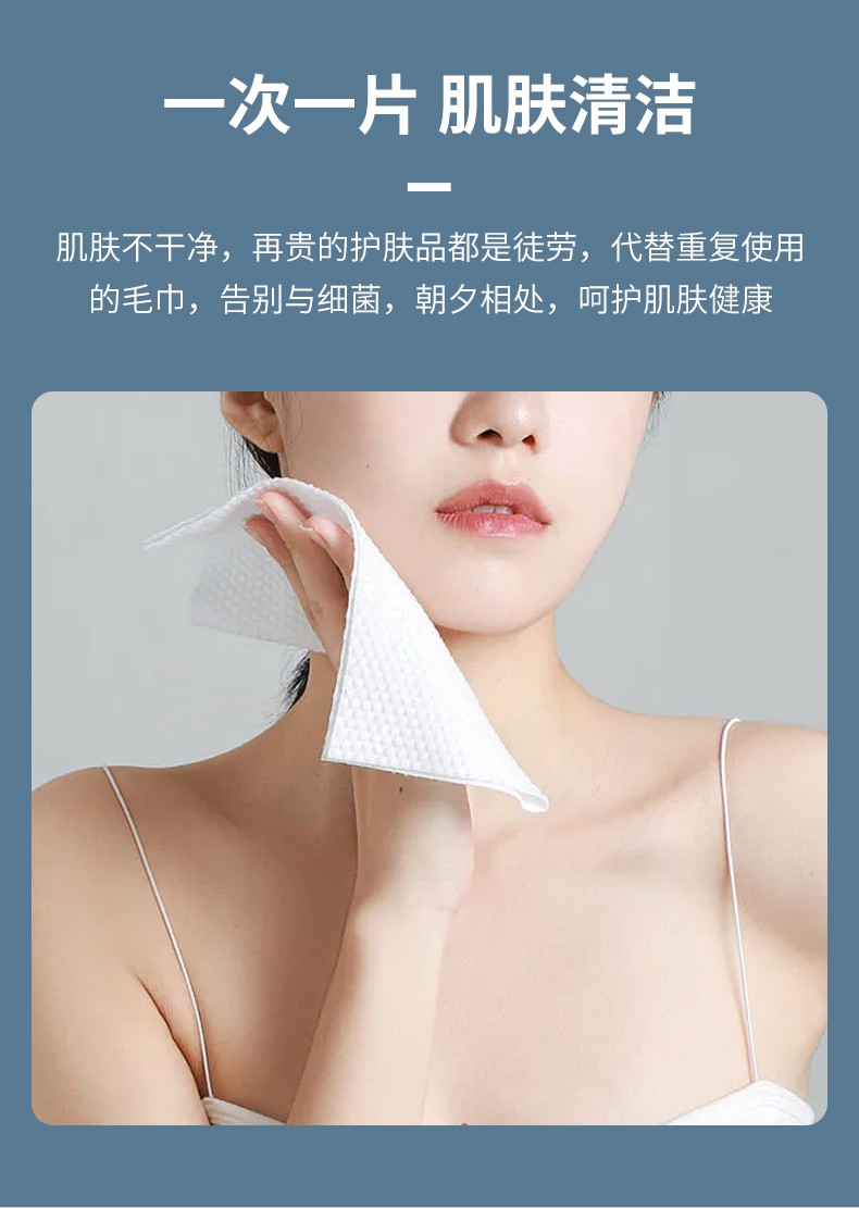 云棉物语（YUNMIANWUYU） 云棉物语国潮风加厚洗脸巾棉柔巾洁面巾化妆棉孕婴适用珍珠纹抽取式 国潮特厚棉柔巾*2包（加大）