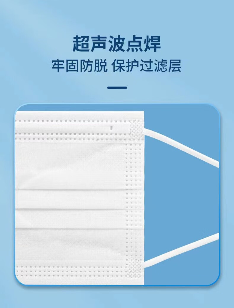 乐贝净【女神专用】三层防护一次性保护kou/罩片片独立包装 独立包装 白色100只
