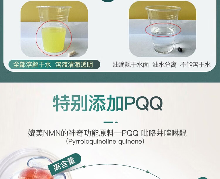 Reiki Era 水溶性辅酶Q10软胶囊150mg日版+夜版 呵护心血管 送礼礼盒中老年 美国进口 【夜晚舒睡版】60粒
