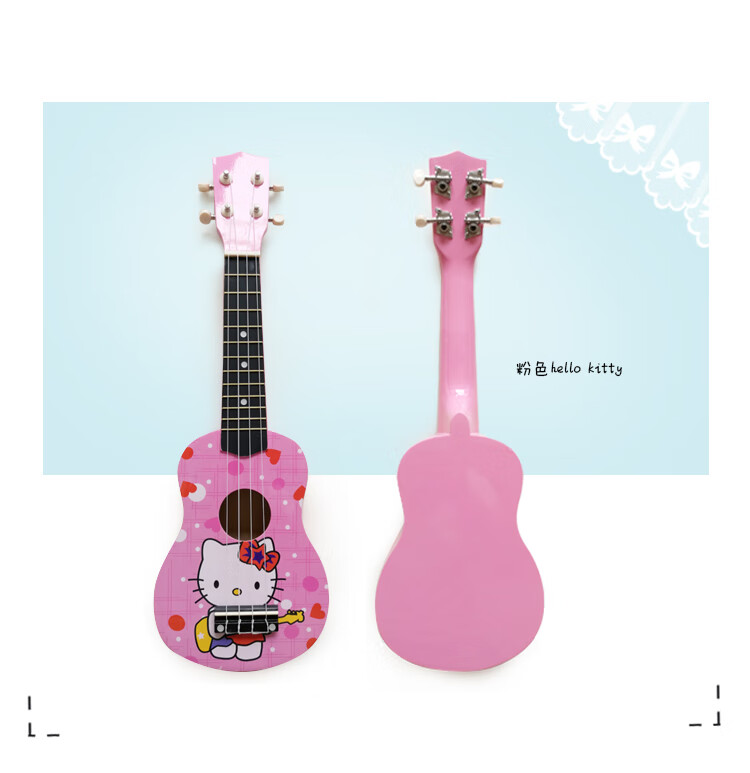 儿童礼物21寸尤克里里ukulele小吉他儿童吉他/乌克丽丽 翅膀kt(送拨片