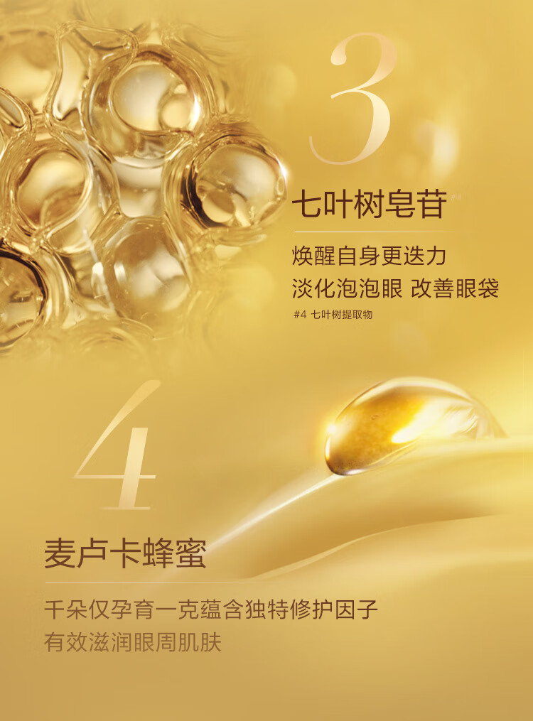 焱蜀（精选好物）臻颜花蜜小蜜罐眼霜20ml 紧致淡纹保湿生日礼物 花蜜眼霜20ml