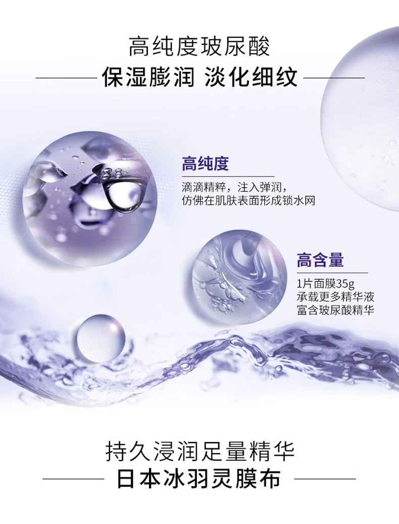 巴黎欧莱雅复颜玻尿酸安瓶面膜精华补水保湿抗皱紧致淡化细纹男女通用护肤品礼物 安瓶面膜10片（一夜回春干皮救星）