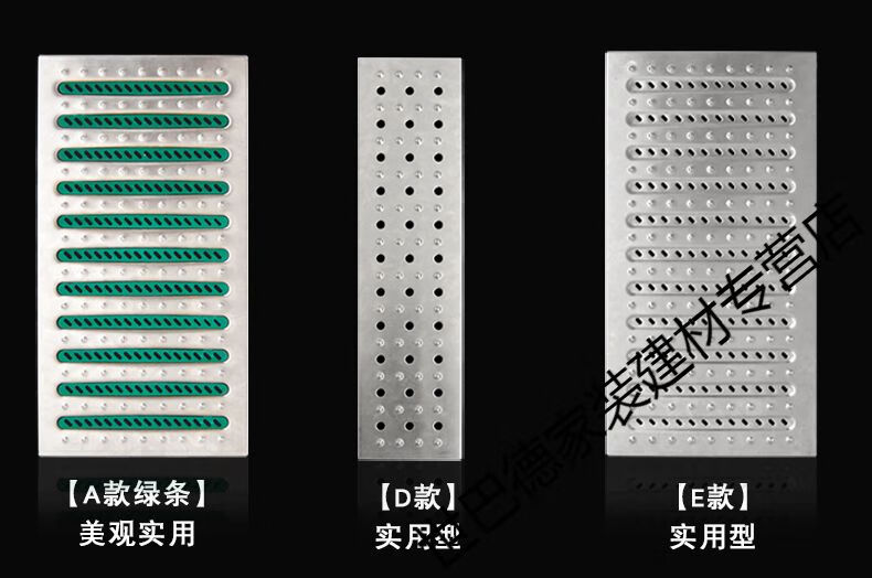 304不锈钢厨房下水道地沟格栅盖水沟排水沟盖板雨水篦子防滑井盖 201