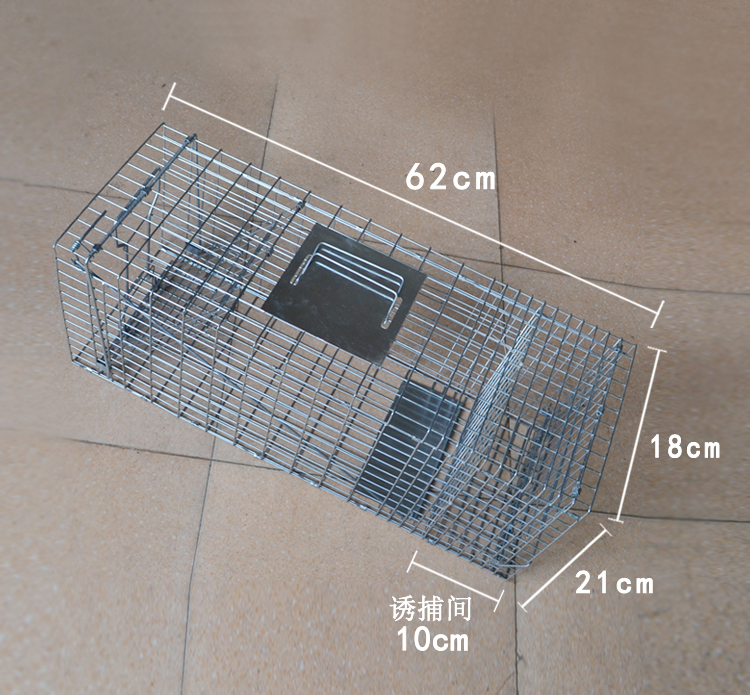 新品救助猫笼捉猫笼新品折叠式捉猫笼捕猫笼逮猫笼抓猫笼带带隔间中号