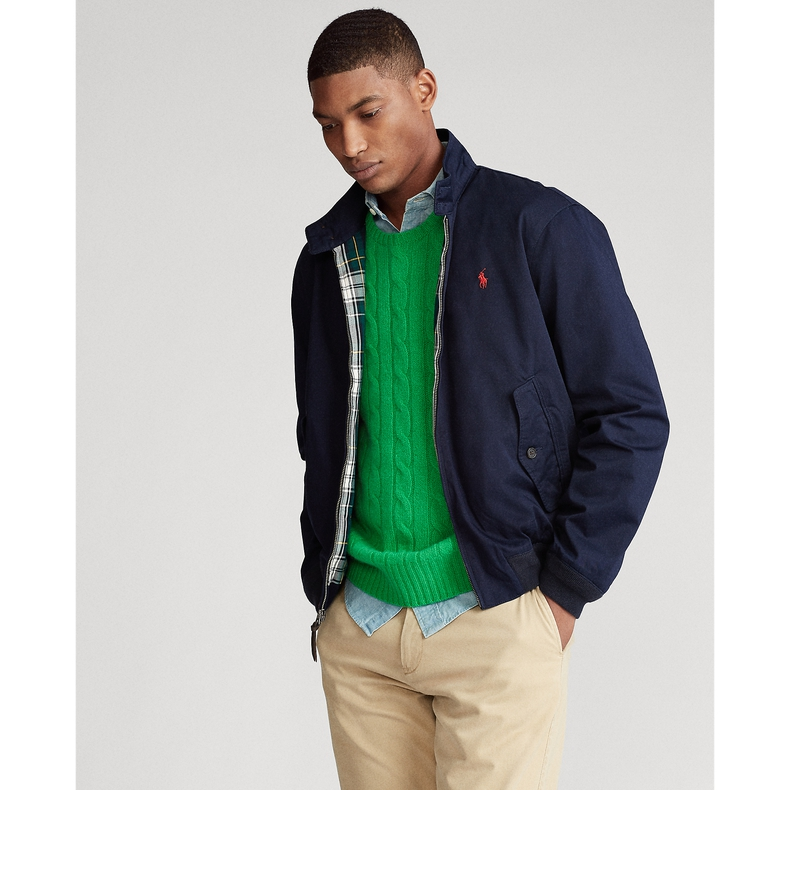 ralph lauren/拉夫劳伦男装 经典款棉斜纹夹克rl11935 410-海军蓝 s