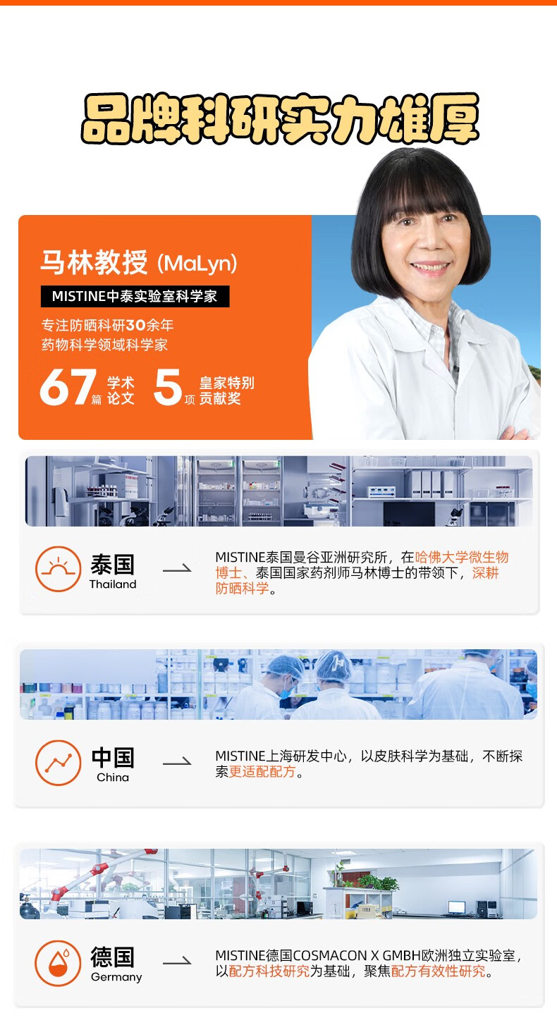 蜜丝婷（Mistine）防晒霜乳隔离身体面部防晒紫外线小黄帽小蓝帽学生军训SPF50+ 【身体防晒】小蓝帽70ml