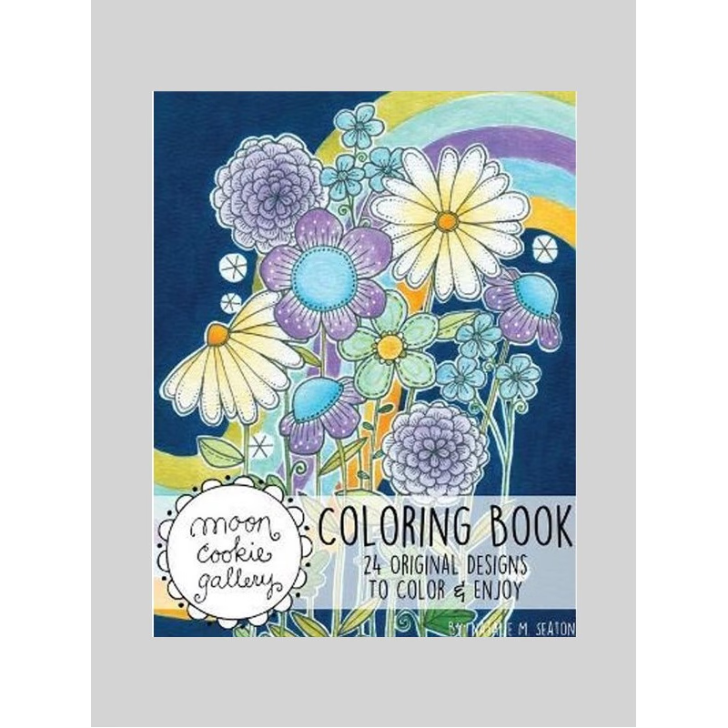 按需印刷Moon Cookie Gallery Coloring Book #3[9781008941014]