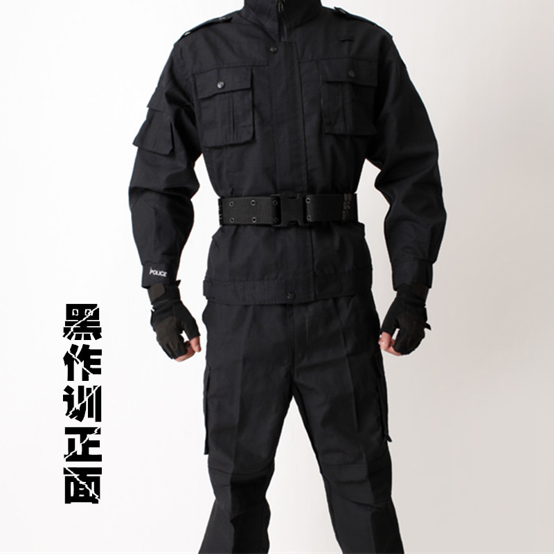 作战服全套军品衣服黑色作训服套装男女款训练服cs装备户外长袖工作服