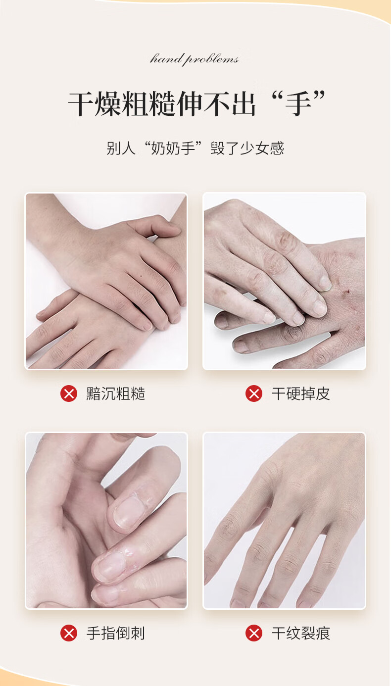 欧丽琦（OULIQI）香氛护手霜滋润补水保湿清爽不油腻秋冬防干防冻裂舒缓肌肤润手霜 鎏金花序护手霜 75g (黄)