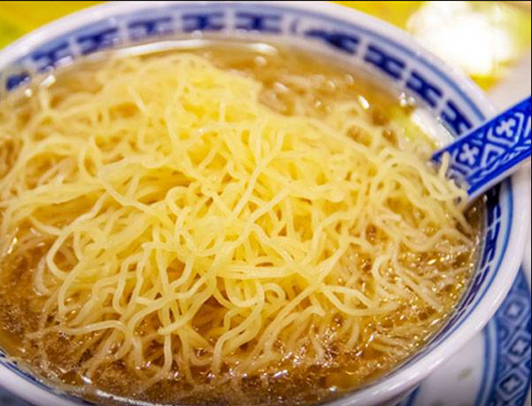港式全蛋竹升面潘表叔云吞面广州银丝面碱水面湿面条1斤家庭装
