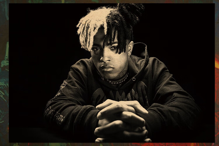 xxxtentacion海报 壁纸贴画说唱嘻哈牛皮纸卧室饶舌hiphop装饰画 1(5
