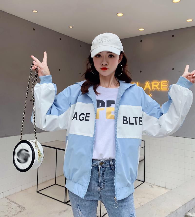 2019春秋季新款少女外套女韩版宽松学生原宿风初高中夹克棒球服潮 兔