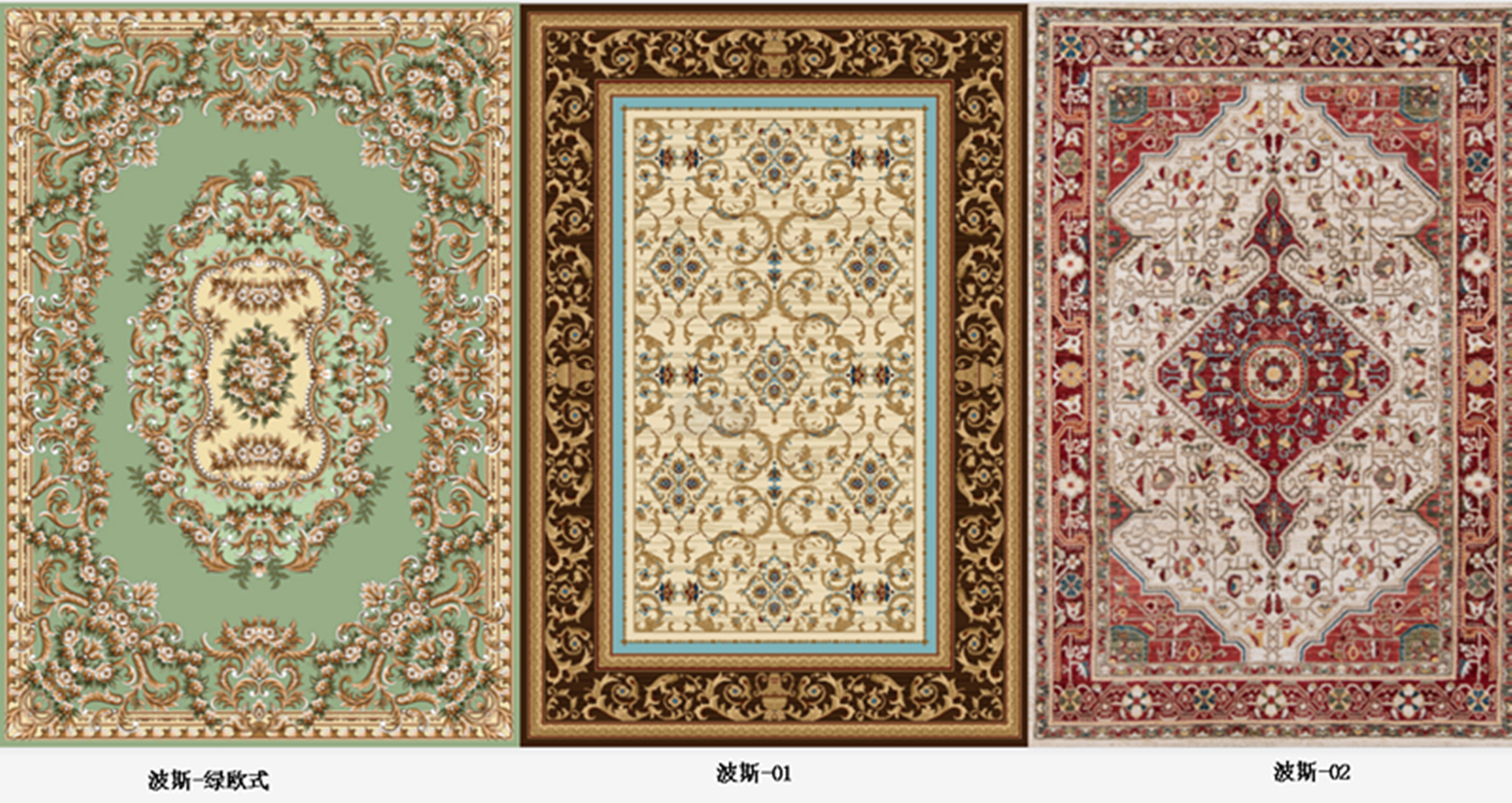 复古客厅茶几卧室地毯美式古典土耳其波斯混纺民族风图案长方形地毯