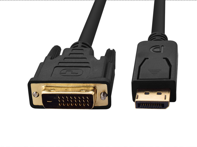 bsn dp转dvi24 1线 displayport转dvi 电脑显卡视频线 dp to dvi dp转
