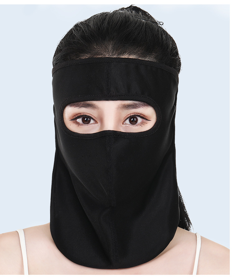面罩口罩两用护脸杨柳絮防风蒙面男口罩可水洗遮脸遮阳脸罩脸基尼女士