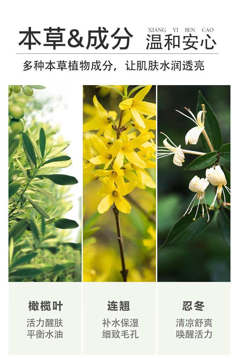 相宜本草（INOHERB） 男士乳液送男友老公补水保湿清爽控油平衡润肤乳护肤乳秋冬护肤 男士乳液120g*2瓶