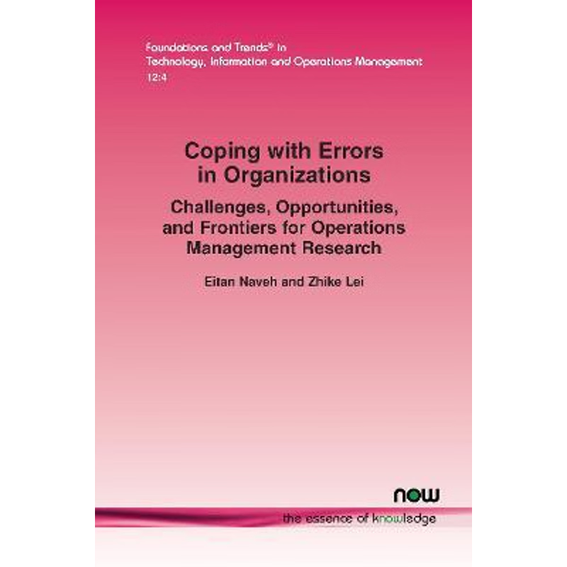 按需印刷Coping with Errors in Organizations[9781680836066]