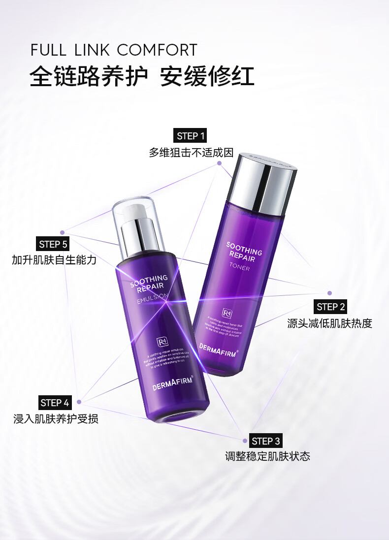 德妃（DERMAFIRM）新款紫苏水乳套装保湿补水护肤品控油皮清爽舒缓紫苏水女化妆 3.0新款 紫苏水150ml