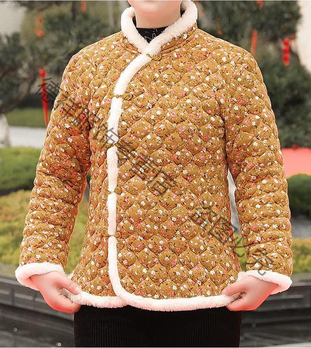 手工棉袄女民族风棉服女东北花棉袄女新款妈妈棉袄中国风大花袄仿古