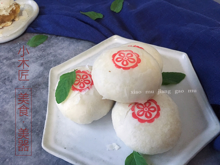 月饼模具馒头饽饽糕印子白皮酥木质苏式印章福禄寿喜字酥皮月饼木质凸