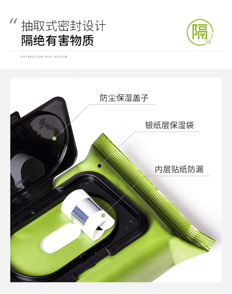 60片卸妆湿巾女温和深层清洁卸妆用脸部一次性棉抽取式便携牛油果