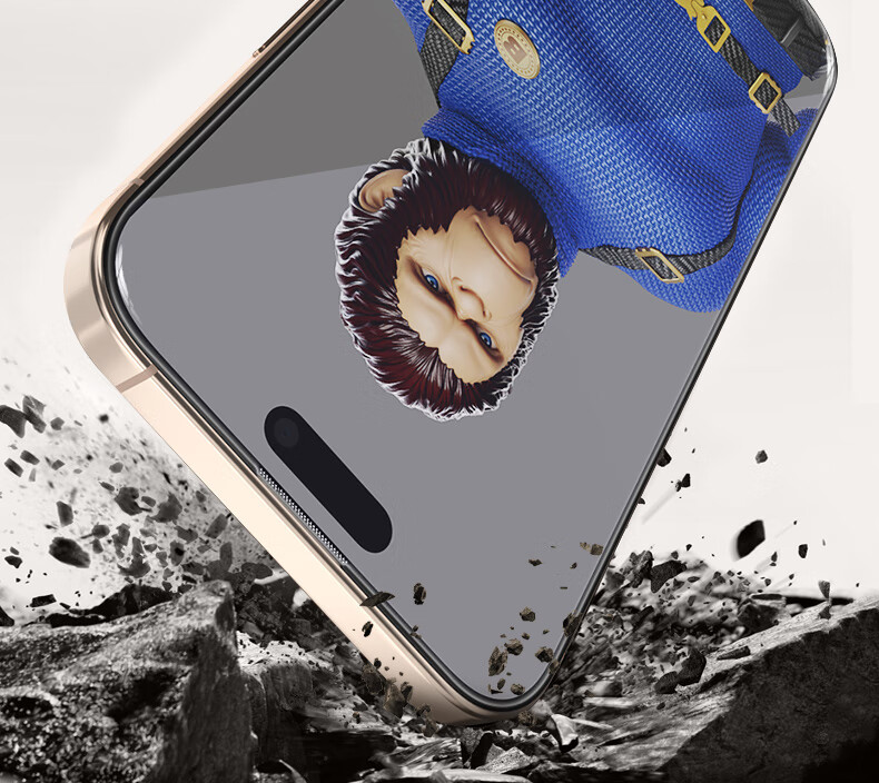 Защитное стекло Lanxingxiansheng для Apple iPhone 15 Pro Max, ультрапрозрачное, противоударное, антибликовое, полное покрытие
