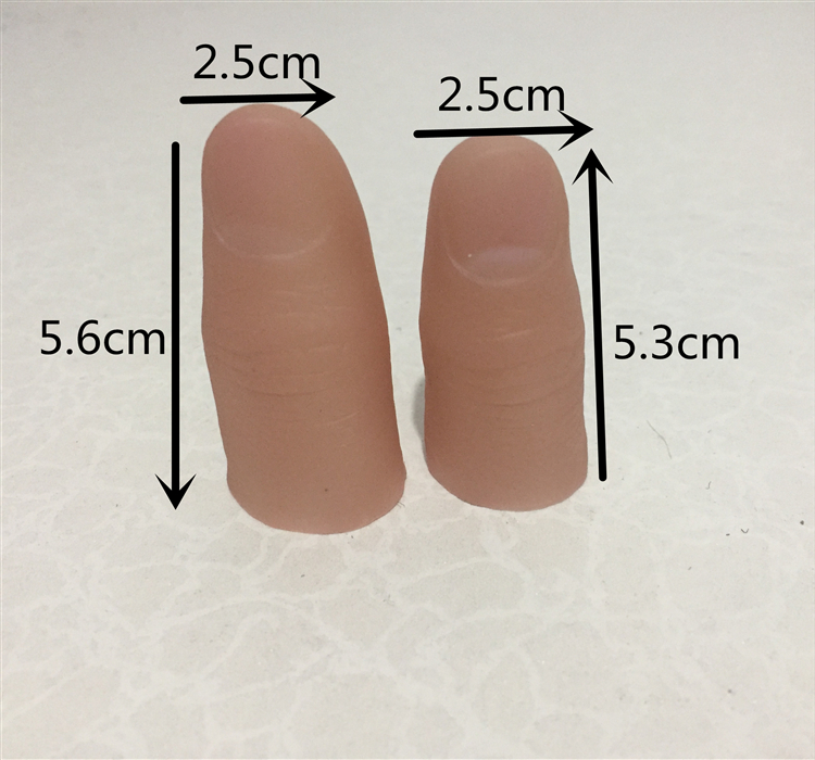 抖音同款魔术道具假手指头残疾人指套断指橡胶食指中指大拇指小拇指