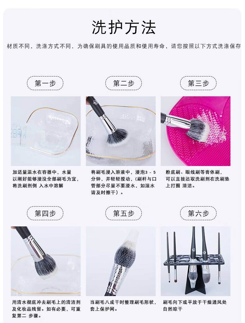 艾诺琪（ENERGY）【大师系列】M124 中号眼影刷 马毛上色刷