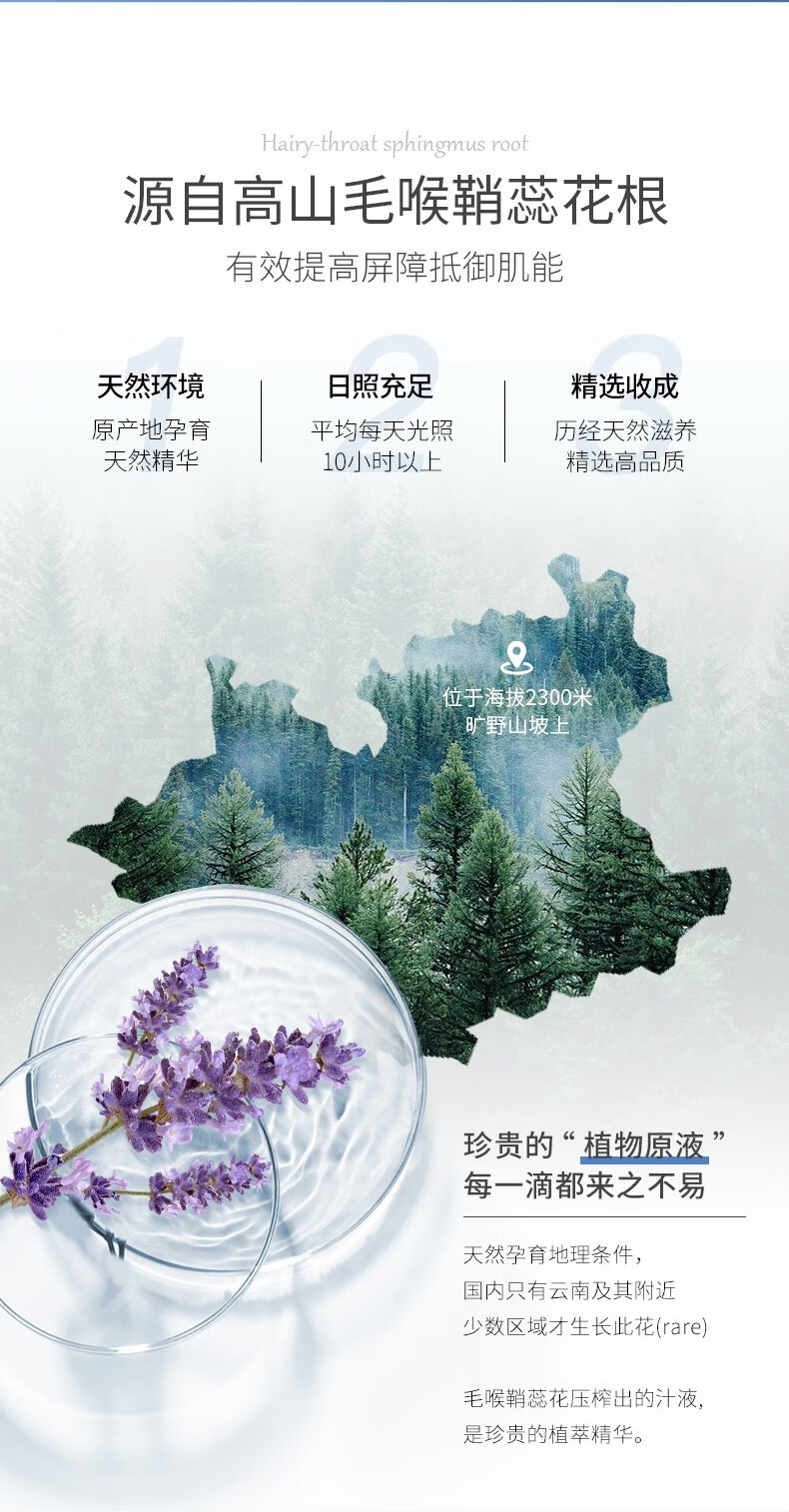 黛兰雪（DYLANSNOW）英国 蓝铜胜肽冻干粉去抗皱紧致淡皱纹修复痘印坑亮肤精华液套盒 44瓶/盒