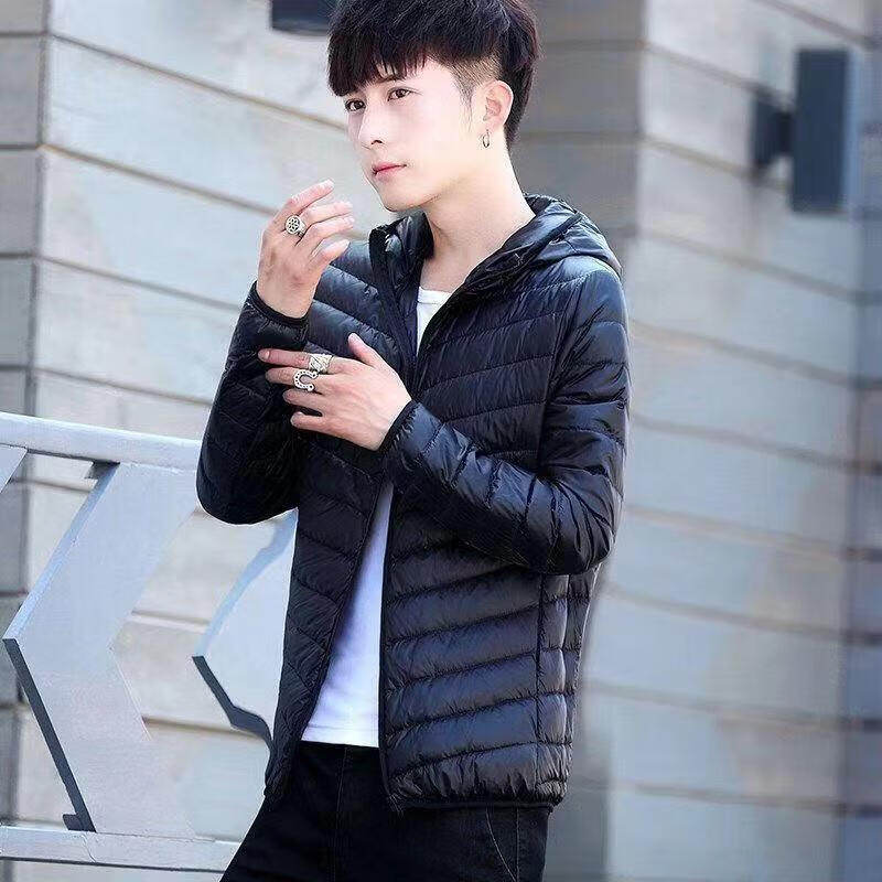 春秋轻薄棉服男立领短款青年小棉袄超薄款轻便修身外套韩版潮sn0435