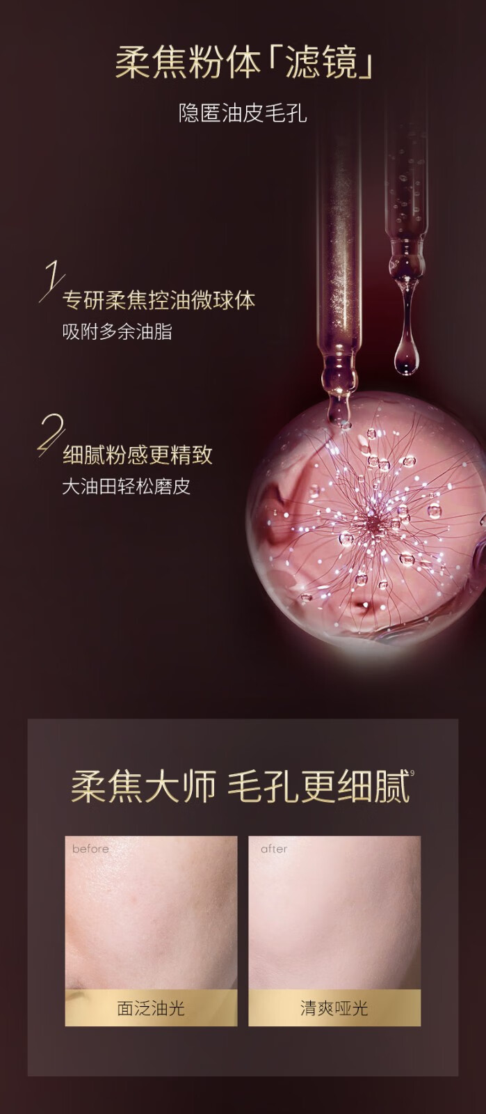 夸迪华熙柔焦防晒霜修颜SPF50+长效清爽护肤品40g外出旅行 柔焦40g无赠
