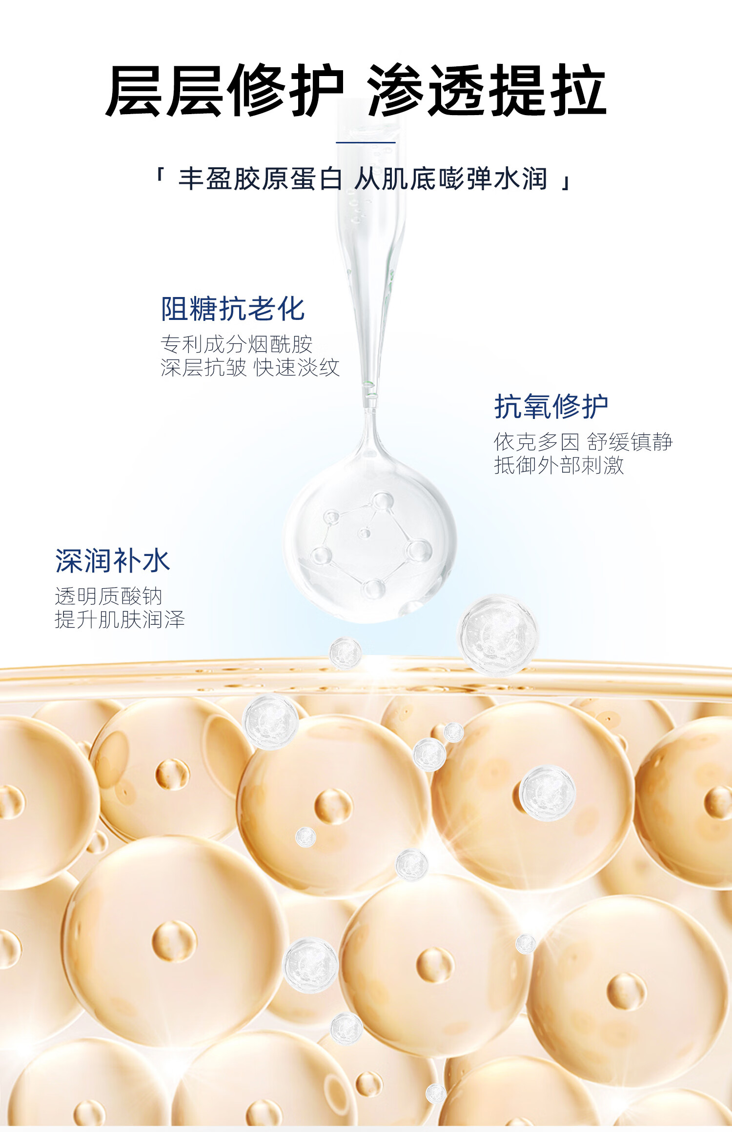 华康森次抛精华液 抗皱紧致 面部呵护敏肌透亮盈润III型胶原次抛 1.25ml 次抛精华液5支小盒