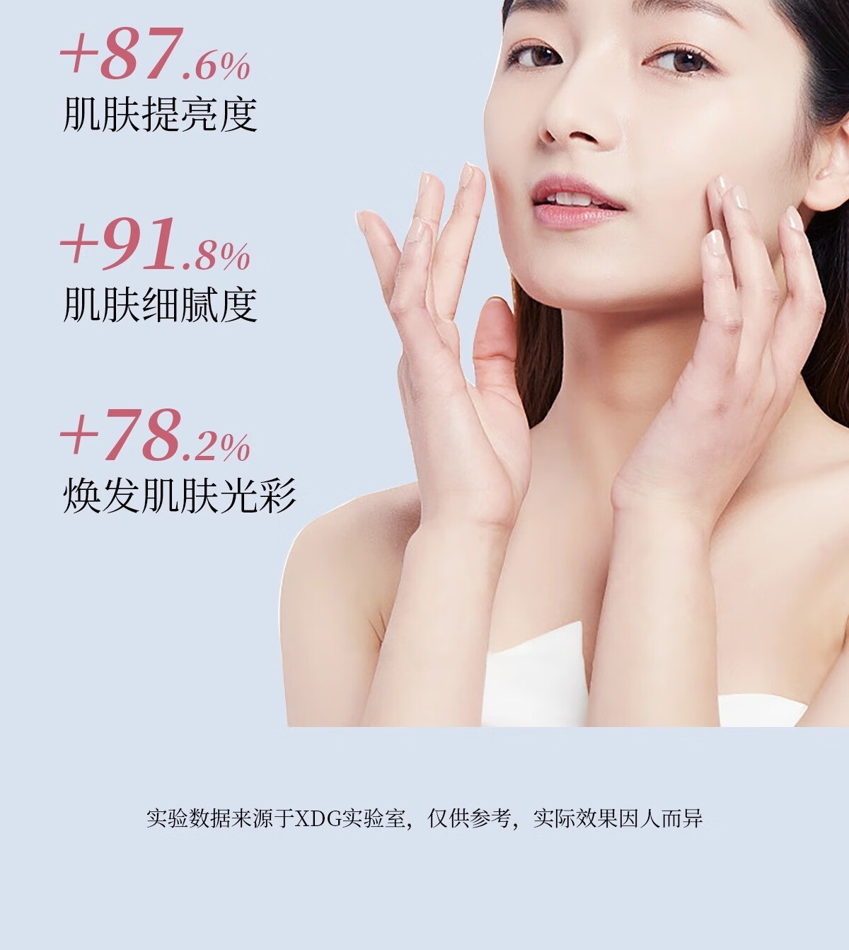 XDG发光面膜α-熊果苷甘焕亮补水面膜烟酰胺保湿控油xdj 6片/盒装