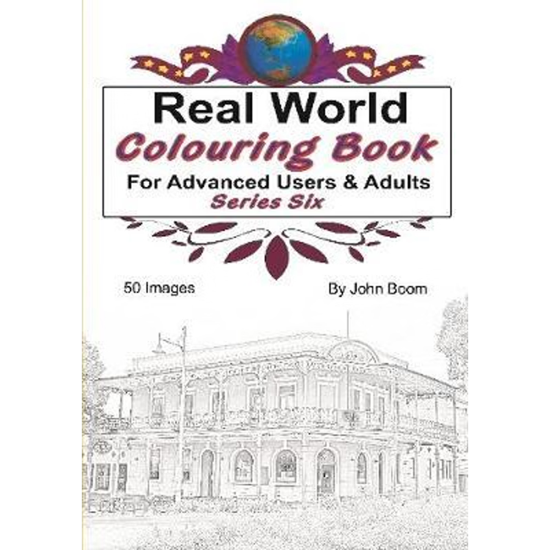 按需印刷不退不换Real World Colouring Books Series 6[9780359788101]