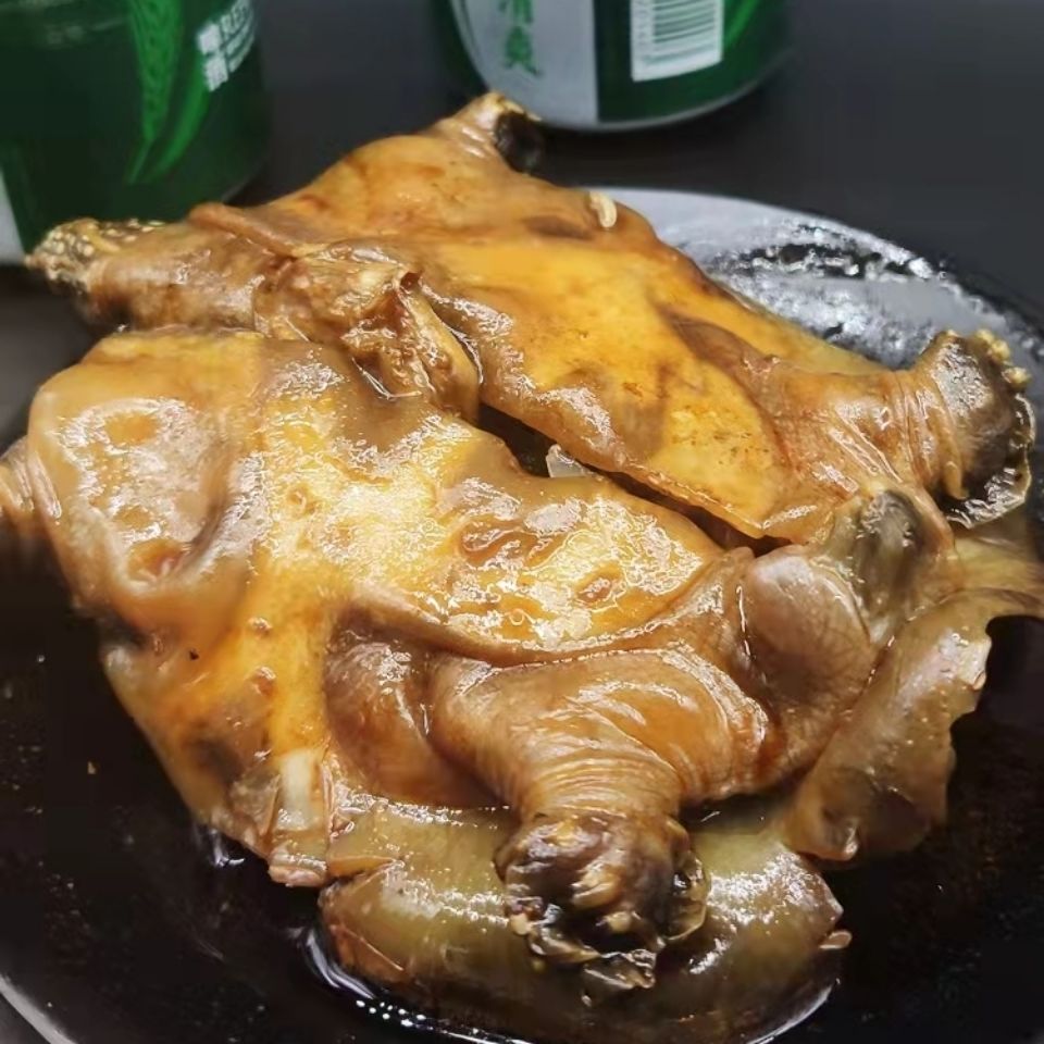 甲鱼肉熟食即食麻辣五香小甲鱼卤甲鱼整只老鳖王八团鱼香辣下酒菜麻辣