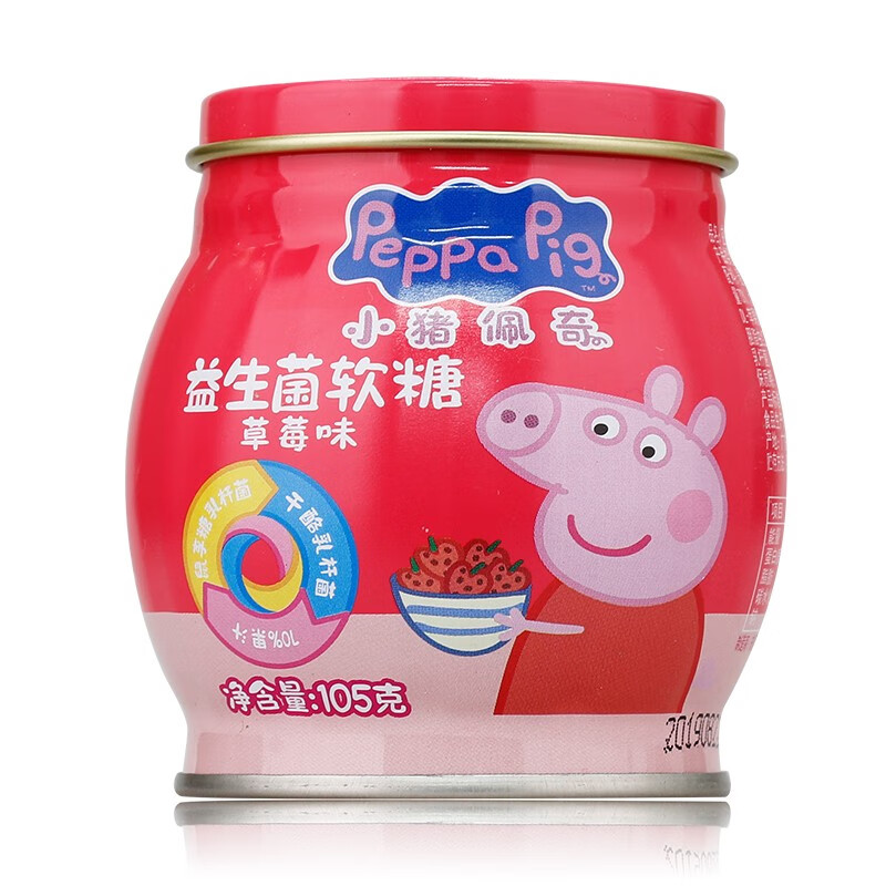 小猪佩奇益生菌软糖105g香蕉味